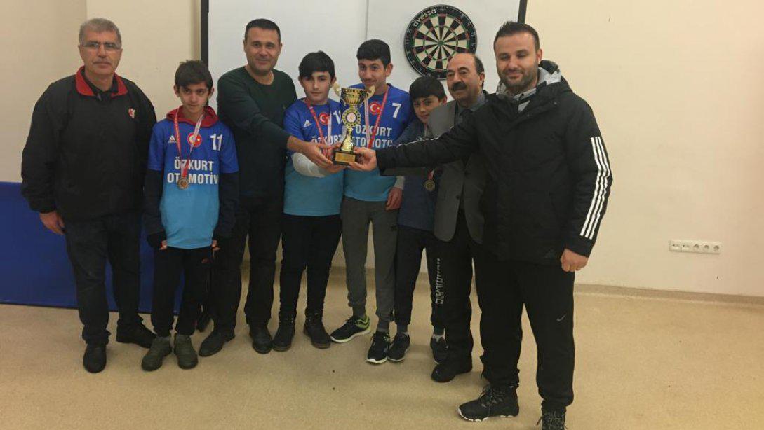 Bekteş Ortaokulu Erkek Dart Takımı 'Okul Sporları Afyonkarahisar İl Şampiyonası'nda' İl ikincisi oldu