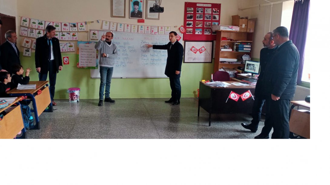 İlçemiz Kaymakamı Mehmet Sülün, Sorkun İlkokulu ve Ortaokulunu Ziyaret Etti