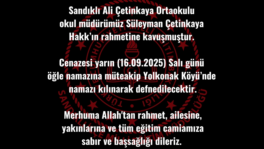 VEFAT ve BAŞSAĞLIĞI